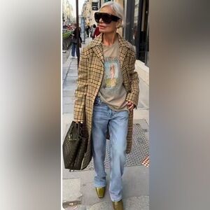 Moschino Italy vintage y2k  90 Light denim Blue high rise Straight Leg Jeans  29